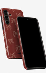Samsung Galaxy S23 Plus Tough Case – Cherry Bows - View 5