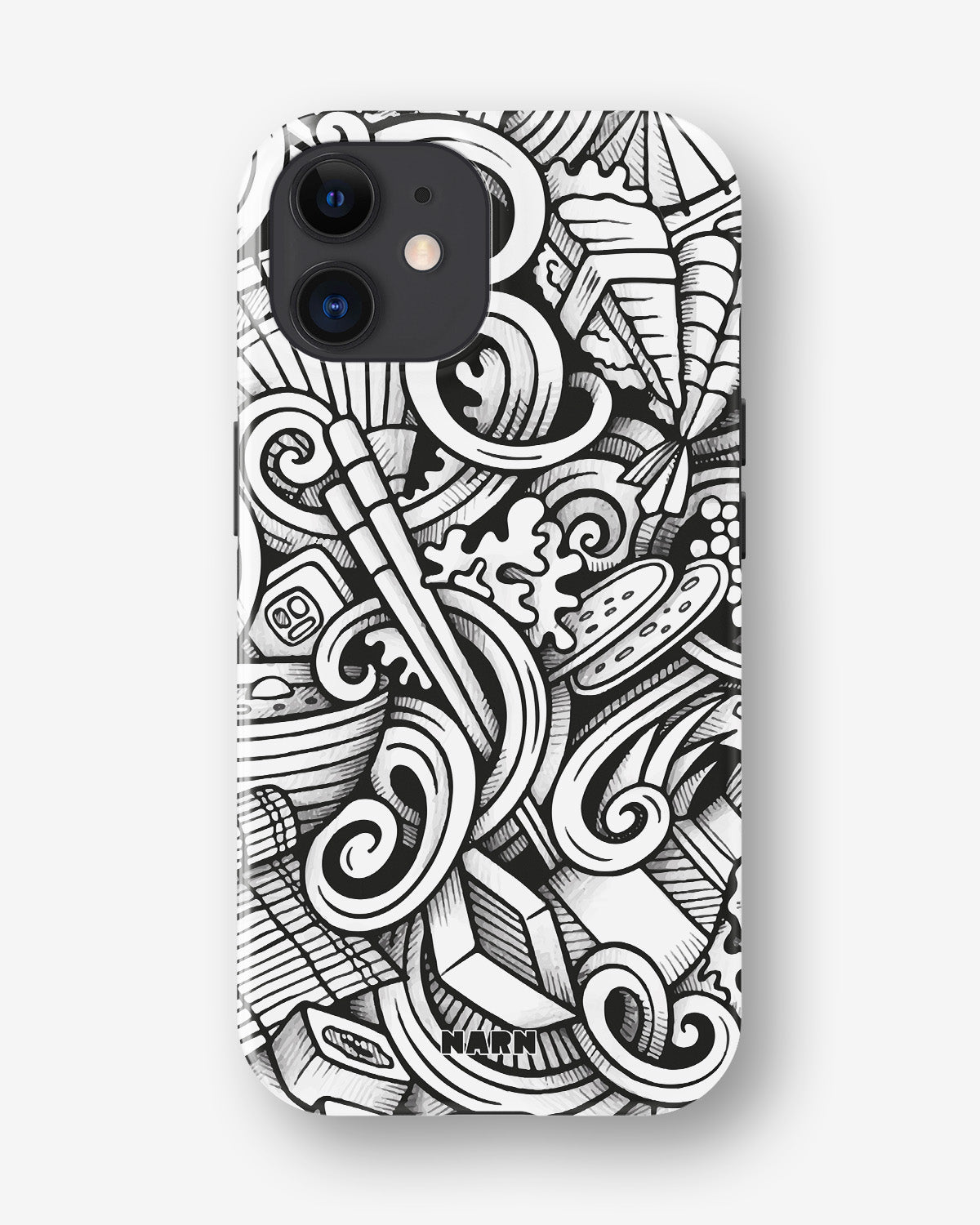 iPhone 12 Mini Tough Case – Japanese Pattern - View 1