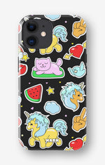 iPhone 12 Mini Tough Case – Cute Stickers - View 1