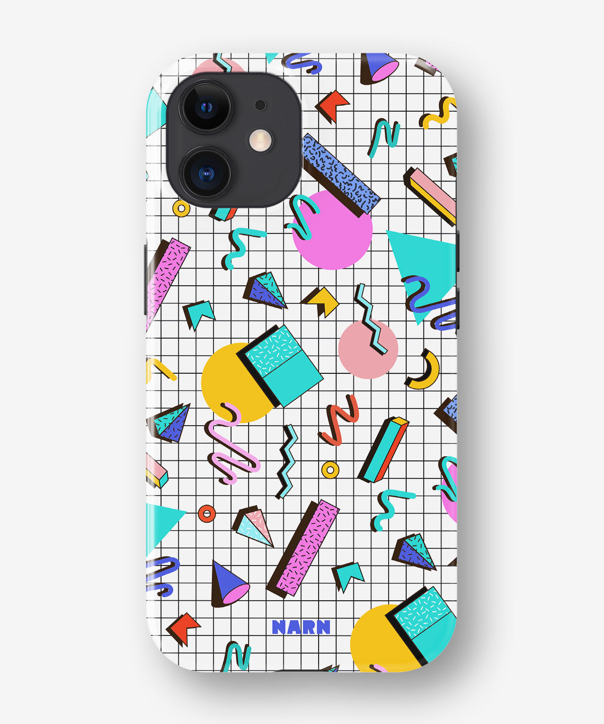 iPhone 12 Mini Tough Case – 80s Memphis - View 1