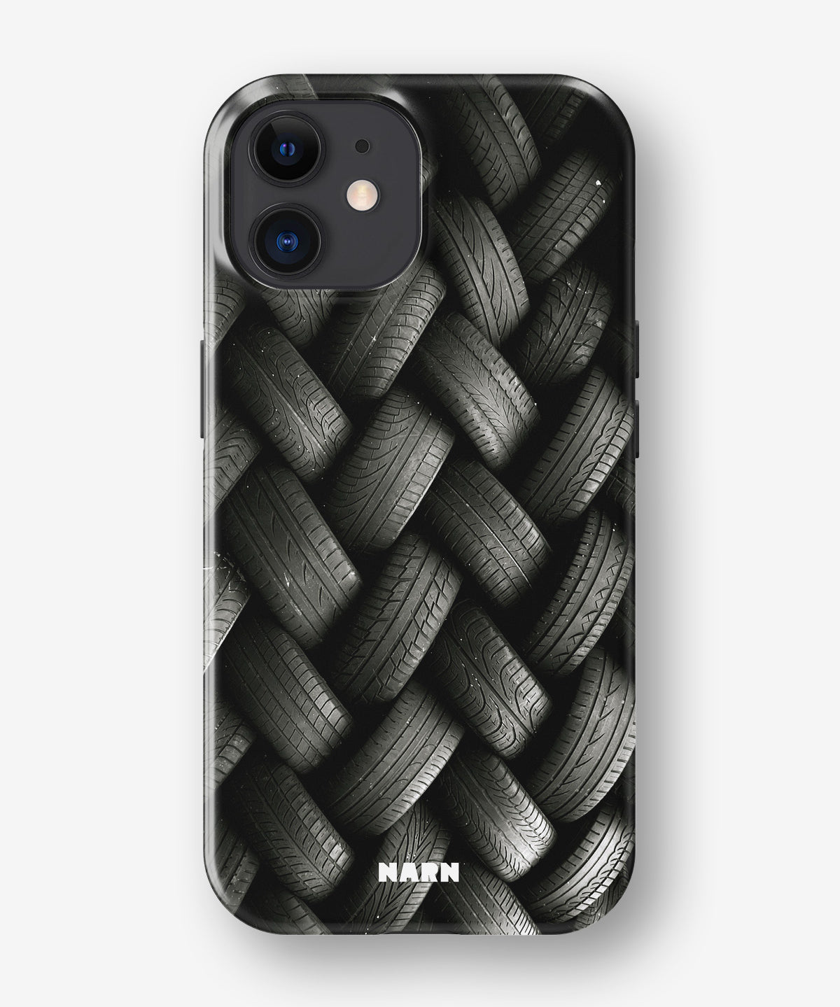 iPhone 12 Mini Tough Case – Tires Wall - View 1