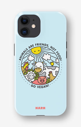 iPhone 12 Mini Tough Case – Friends, Not Food - View 1