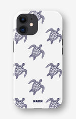 iPhone 12 Mini Tough Case – Blue Turtles - View 1
