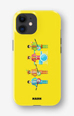 iPhone 12 Mini Tough Case – Beatles Yellow - View 1