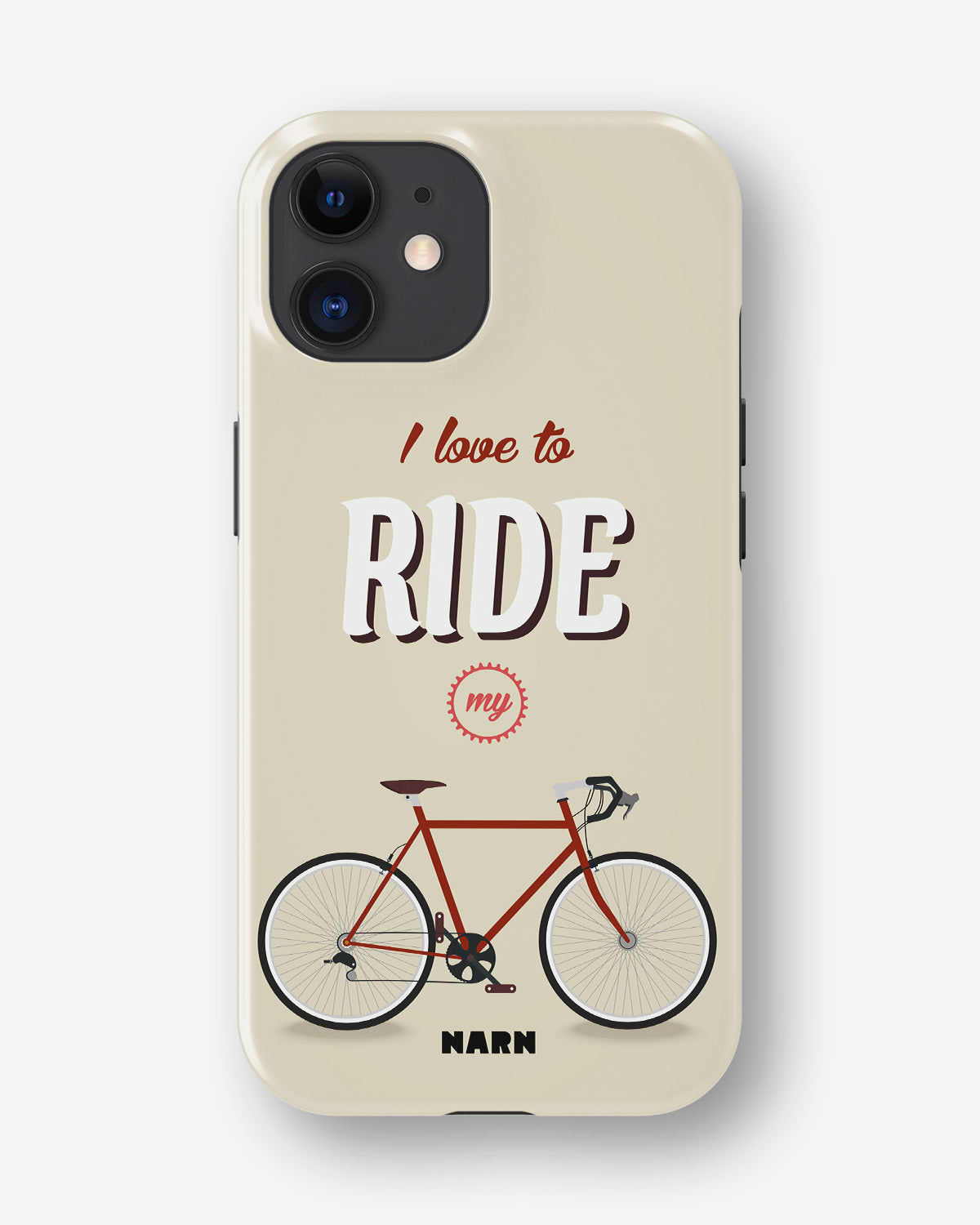 iPhone 12 Mini Tough Case – Ride My Bicycle - View 1