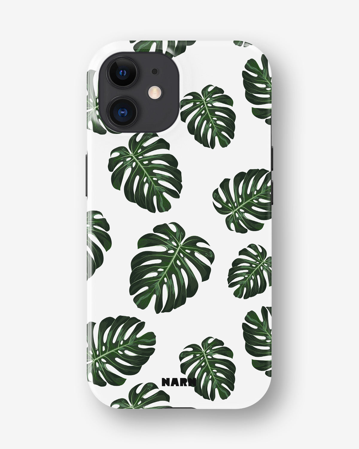 iPhone 12 Mini Tough Case – Monstera Pattern - View 1