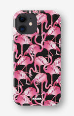 iPhone 12 Mini Tough Case – Flamingos - View 1