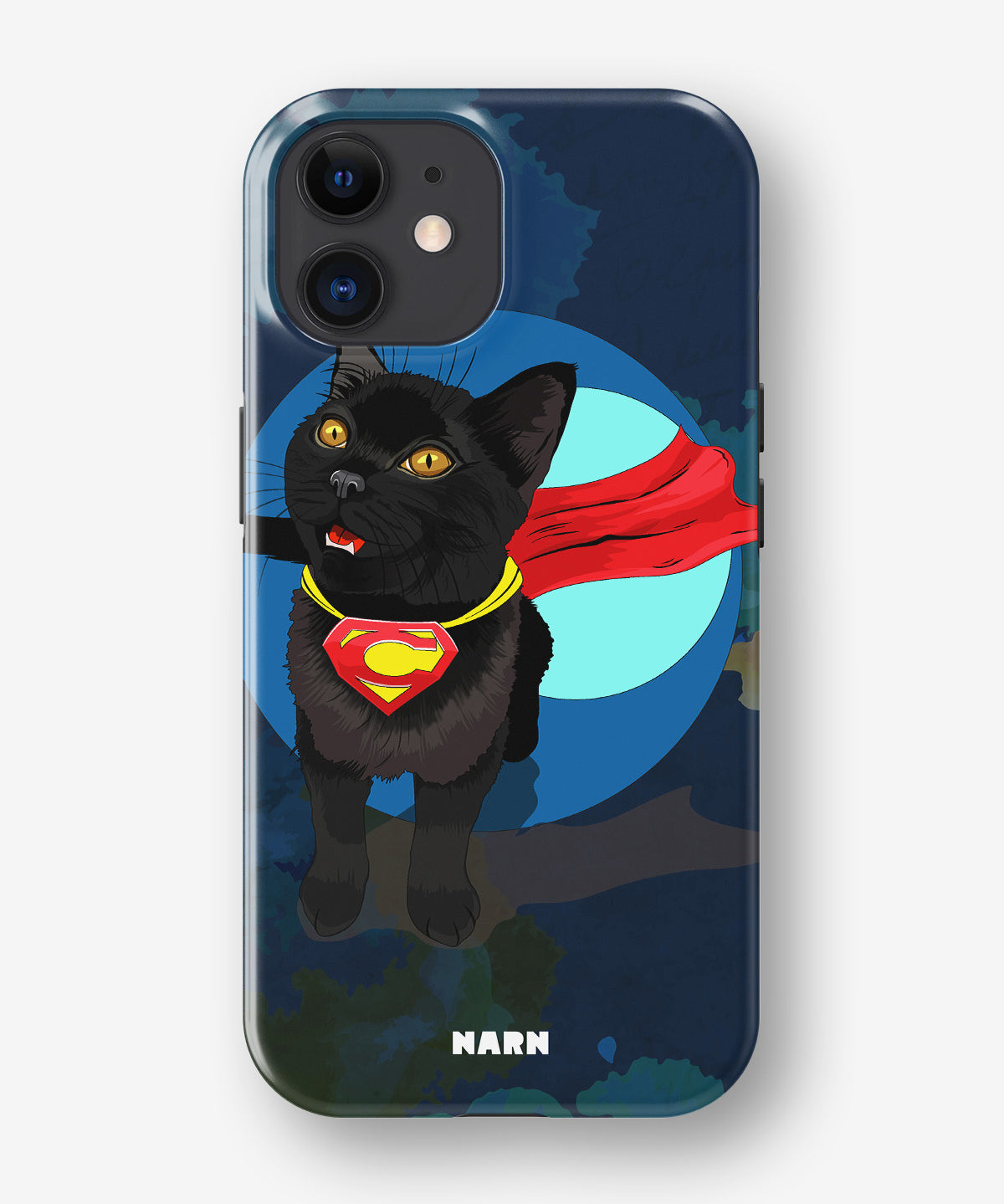 iPhone 12 Mini Tough Case – Super Cat - View 1