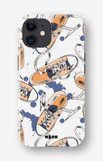 iPhone 12 Mini Tough Case – Apricot Sneakers - View 1