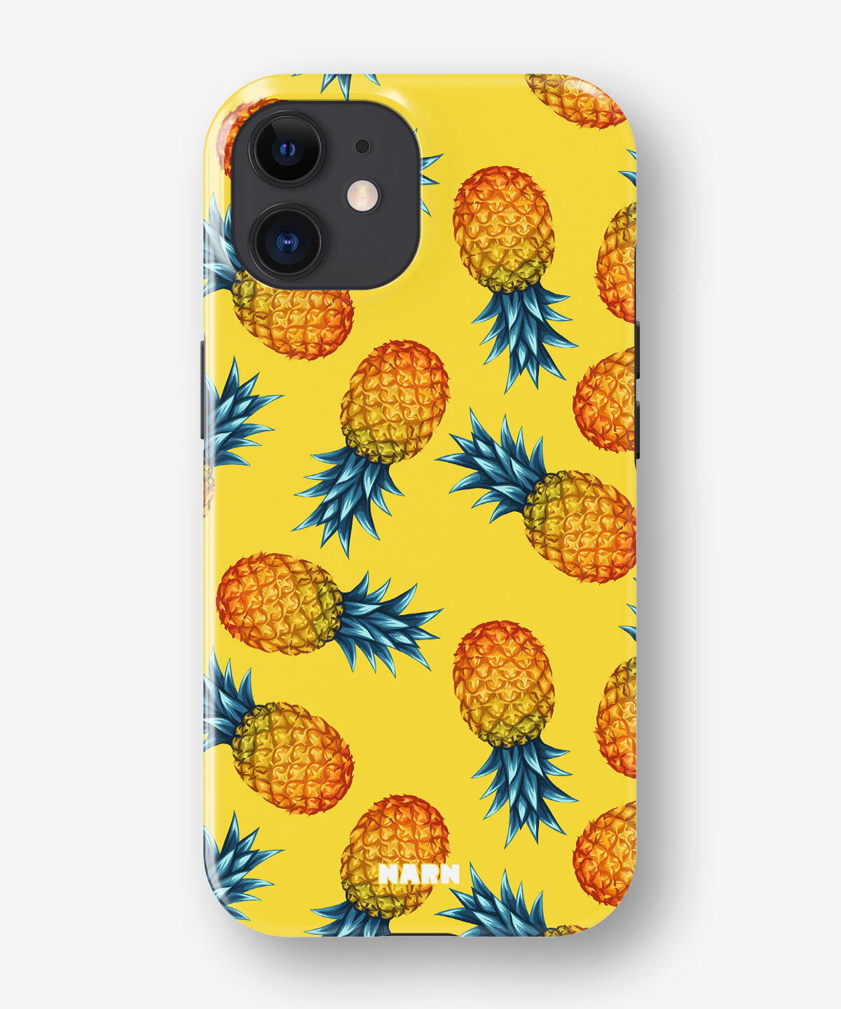 iPhone 12 Mini Tough Case – Sunny Pineapple - View 1
