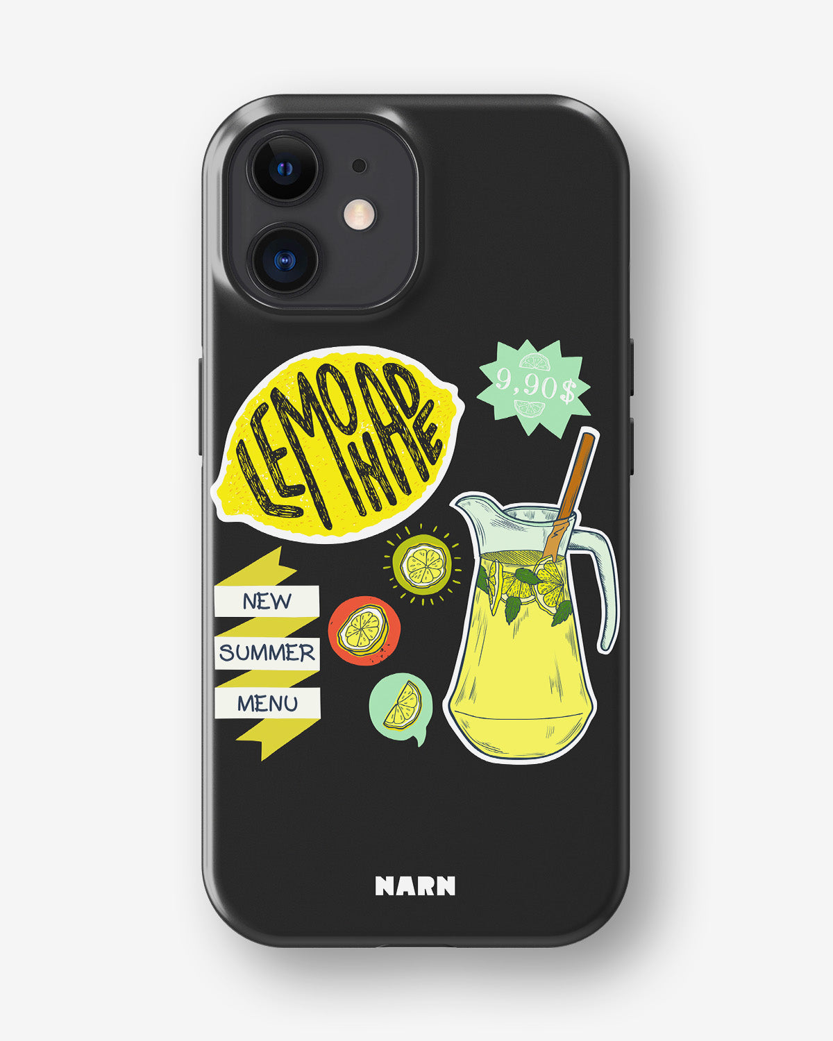 iPhone 12 Mini Tough Case – Lemon Summer - View 1