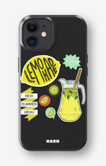 iPhone 12 Mini Tough Case – Lemon Summer - View 1