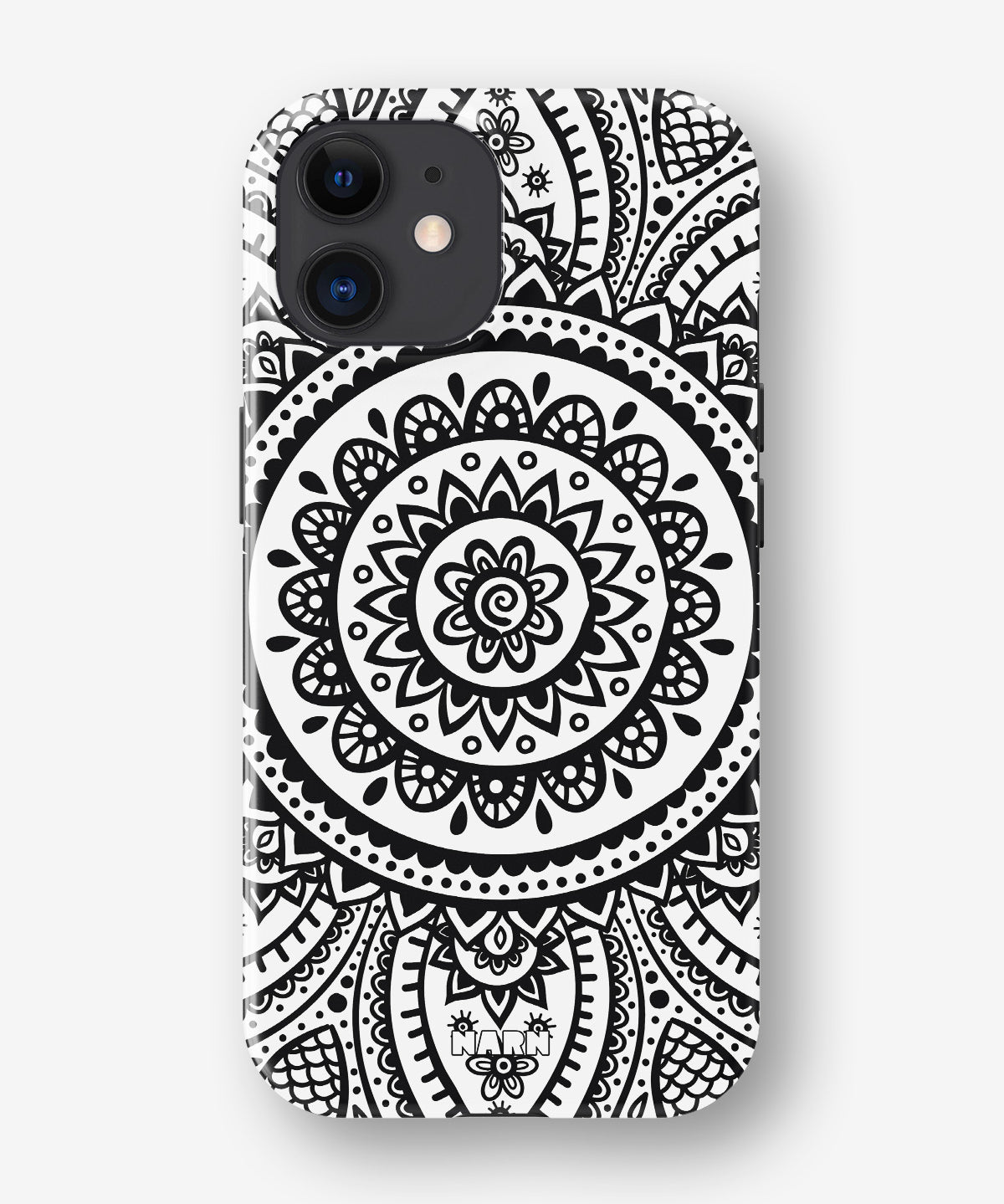 iPhone 12 Mini Tough Case – Henna Mandala - View 1