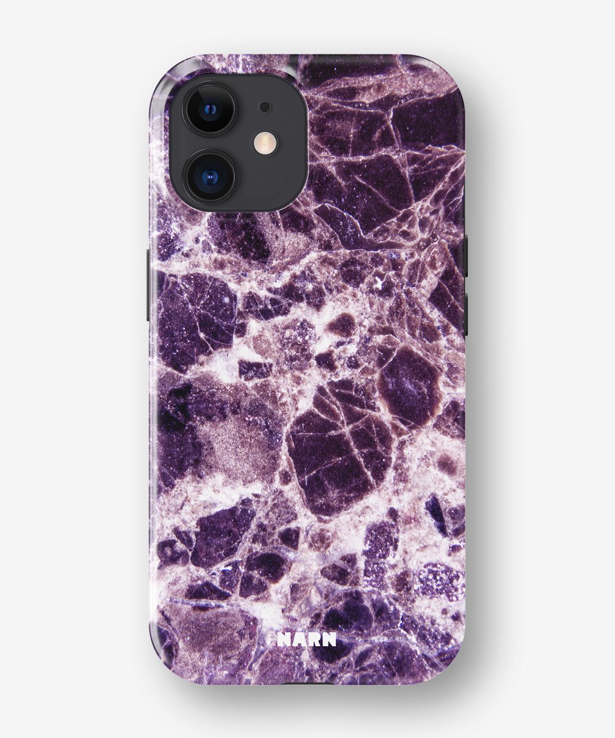 iPhone 12 Mini Tough Case – Purple Marble - View 1