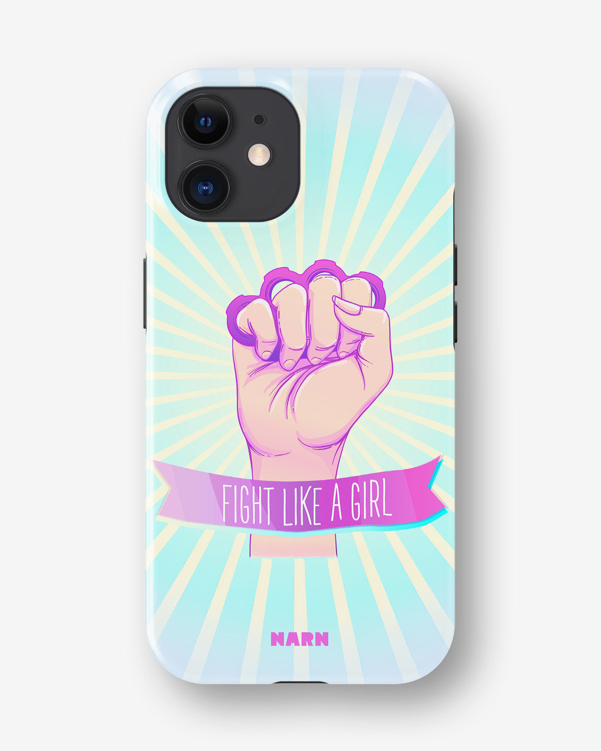 iPhone 12 Mini Tough Case – Fight Like A Girl - View 1