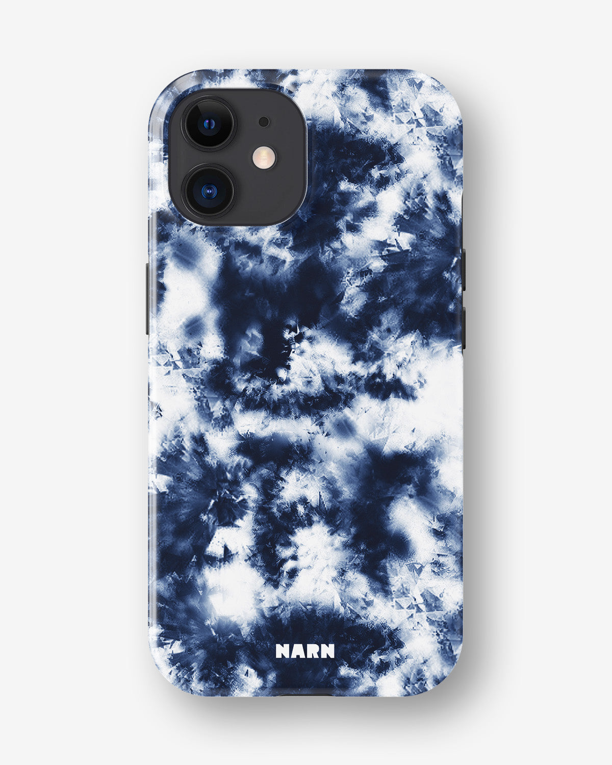 iPhone 12 Mini Tough Case – Tie Dye Blue - View 1