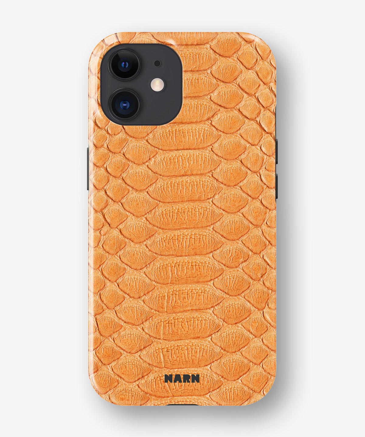 iPhone 12 Mini Tough Case – Orange Snake - View 1