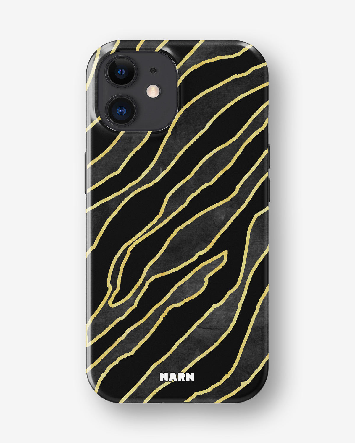 iPhone 12 Mini Tough Case – Golden Zebra - View 1