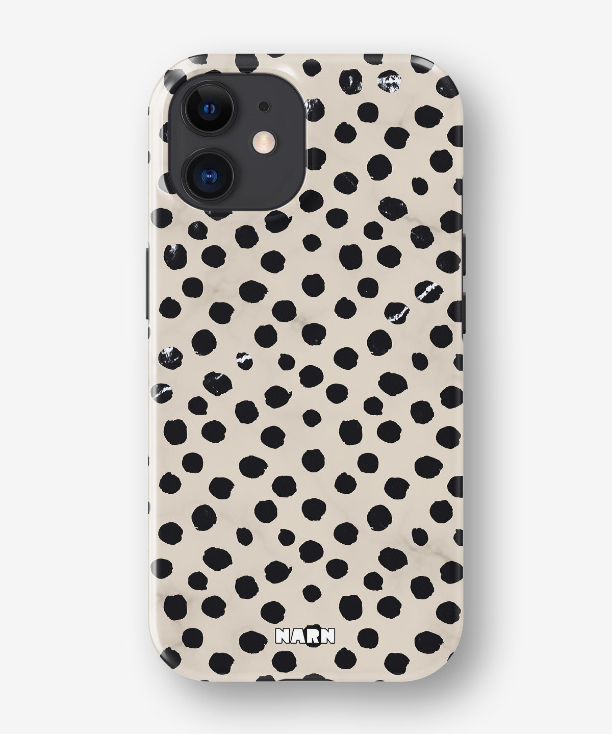 iPhone 12 Mini Tough Case – Marble Dots - View 1