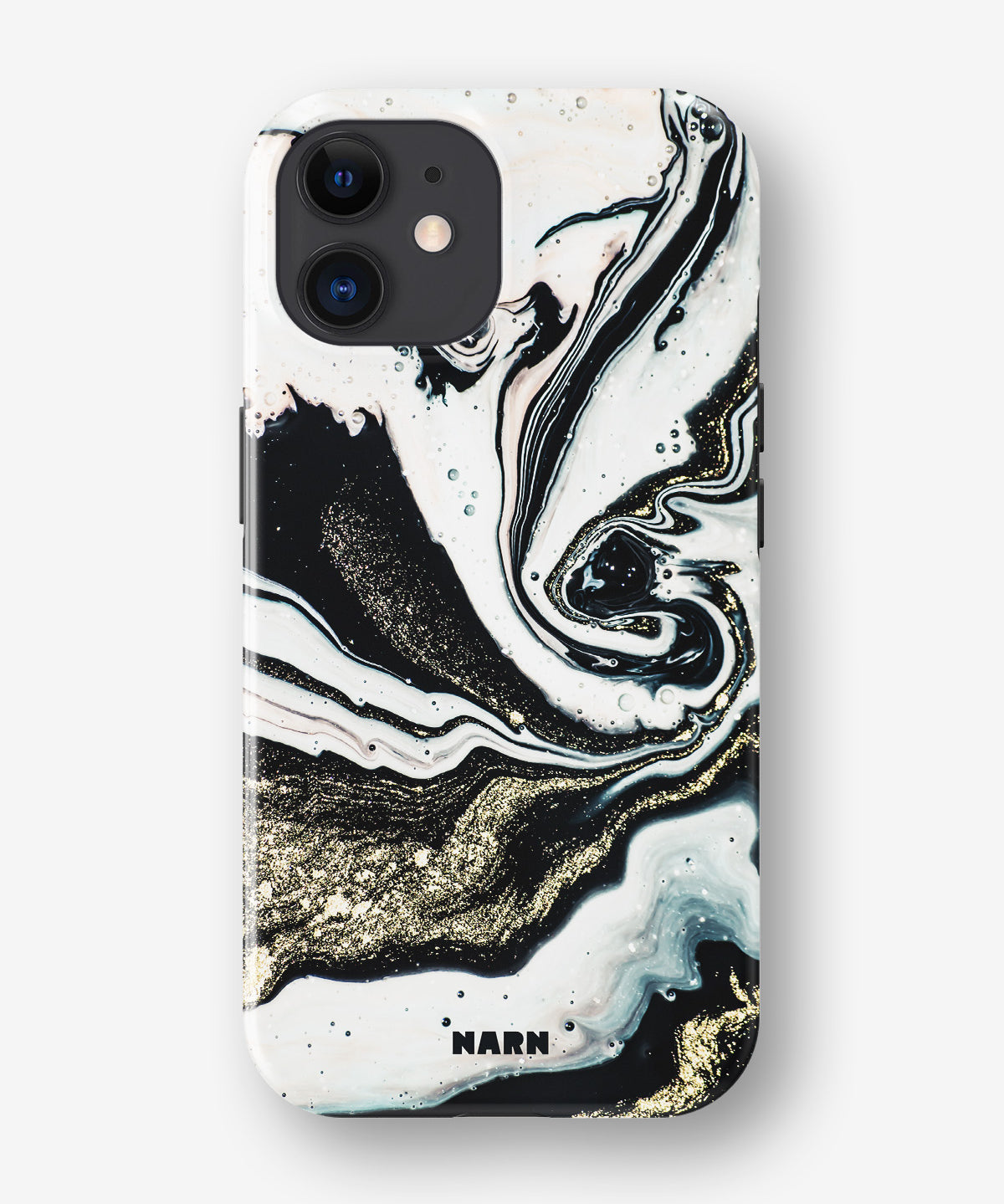 iPhone 12 Mini Tough Case – Golden Swirl - View 1