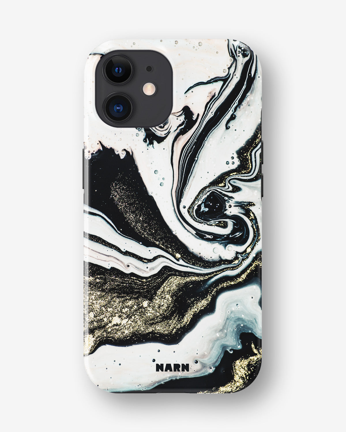 iPhone 12 Mini Tough Case – Golden Swirl - View 1