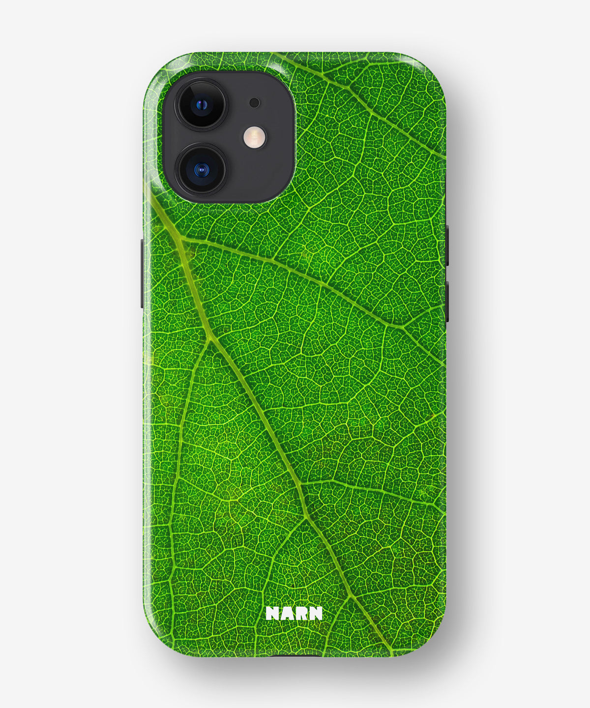 iPhone 12 Mini Tough Case – Green Leafy - View 1