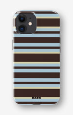 iPhone 12 Mini Tough Case – Latte Lines - View 1