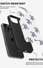 iPhone 12 Mini Tough Case – Blue Turtles - View 2