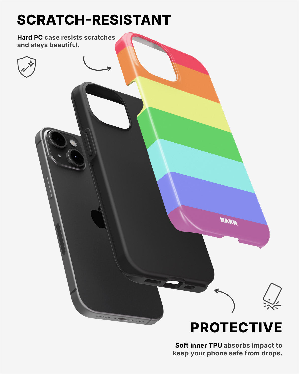 iPhone 12 Mini Tough Case – Color Symphony - View 2