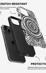 iPhone 12 Mini Tough Case – Henna Mandala - View 2