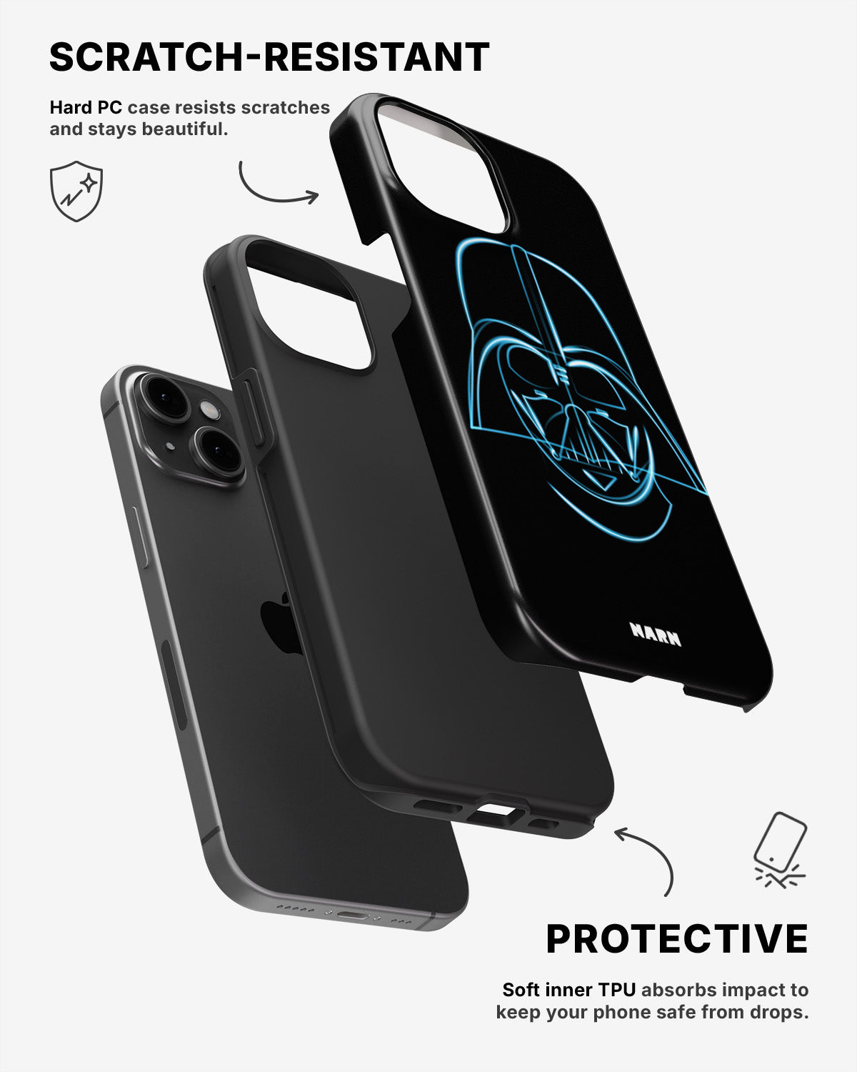 iPhone 12 Mini Tough Case – Darth Vader - View 2