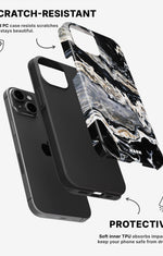 iPhone 12 Mini Tough Case – Dark Swirl - View 2