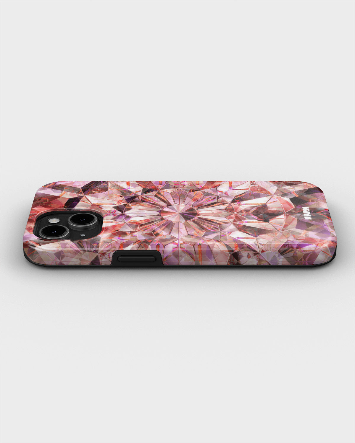 iPhone 12 Mini Tough Case – Pink Crystals - View 3
