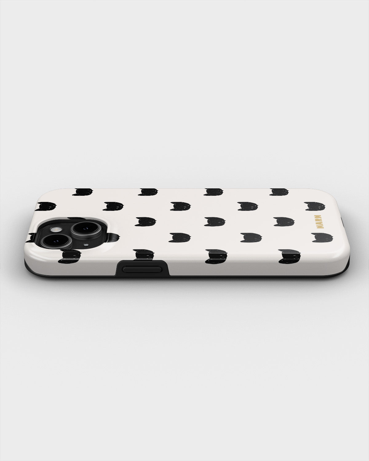 iPhone 12 Mini Tough Case – Kitty Dots - View 3