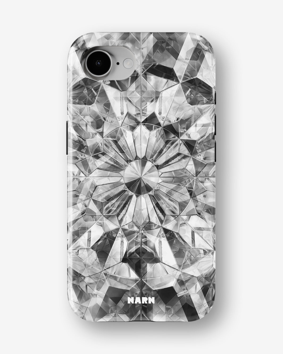 iPhone 17e Tough Case – Grey Crystals - View 1
