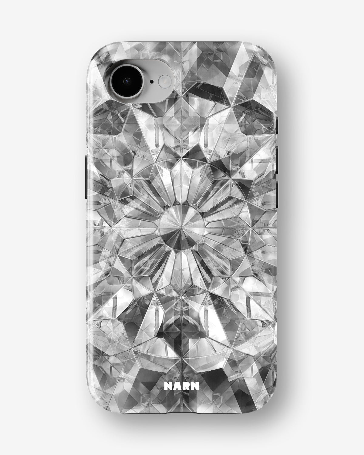 iPhone 17e Tough Case – Grey Crystals - View 1