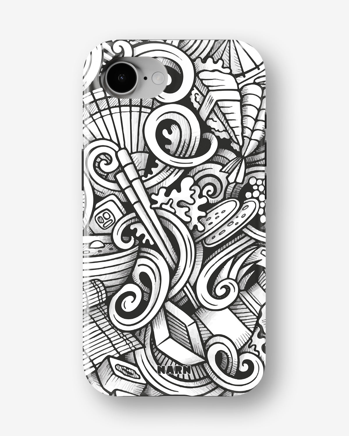 iPhone 17e Tough Case – Japanese Pattern - View 1