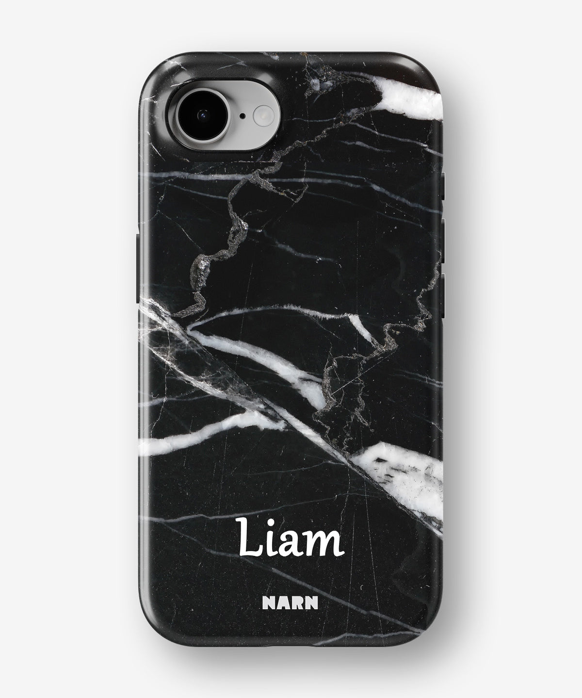 iPhone 17e Tough Case – Custom - Black Marble - View 1