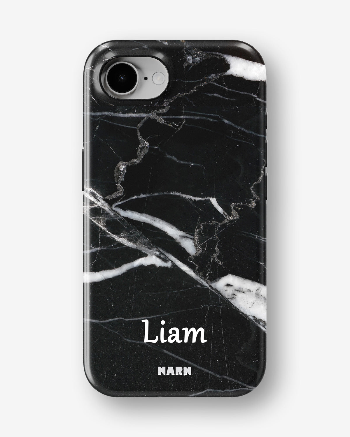 iPhone 17e Tough Case – Custom - Black Marble - View 1