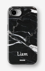 iPhone 17e Tough Case – Custom - Black Marble - View 1