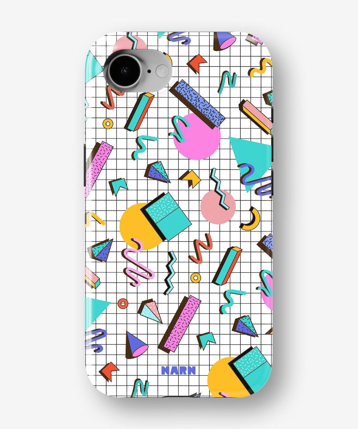 iPhone 17e Tough Case – 80s Memphis - View 1