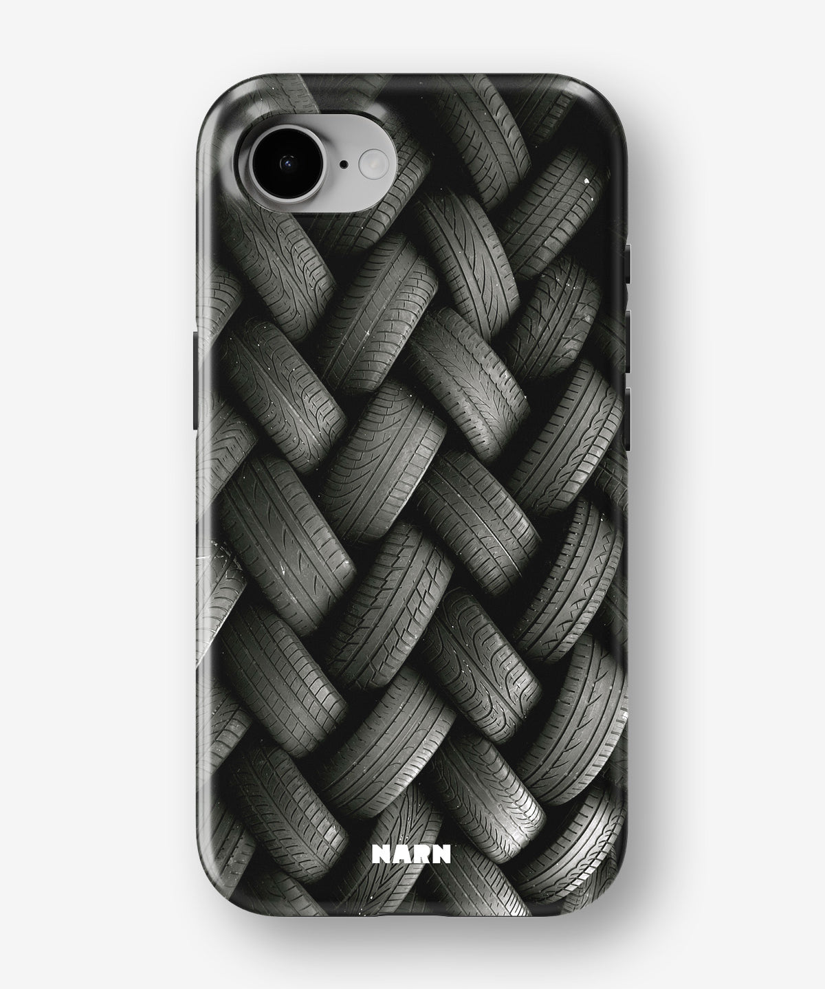 iPhone 17e Tough Case – Tires Wall - View 1