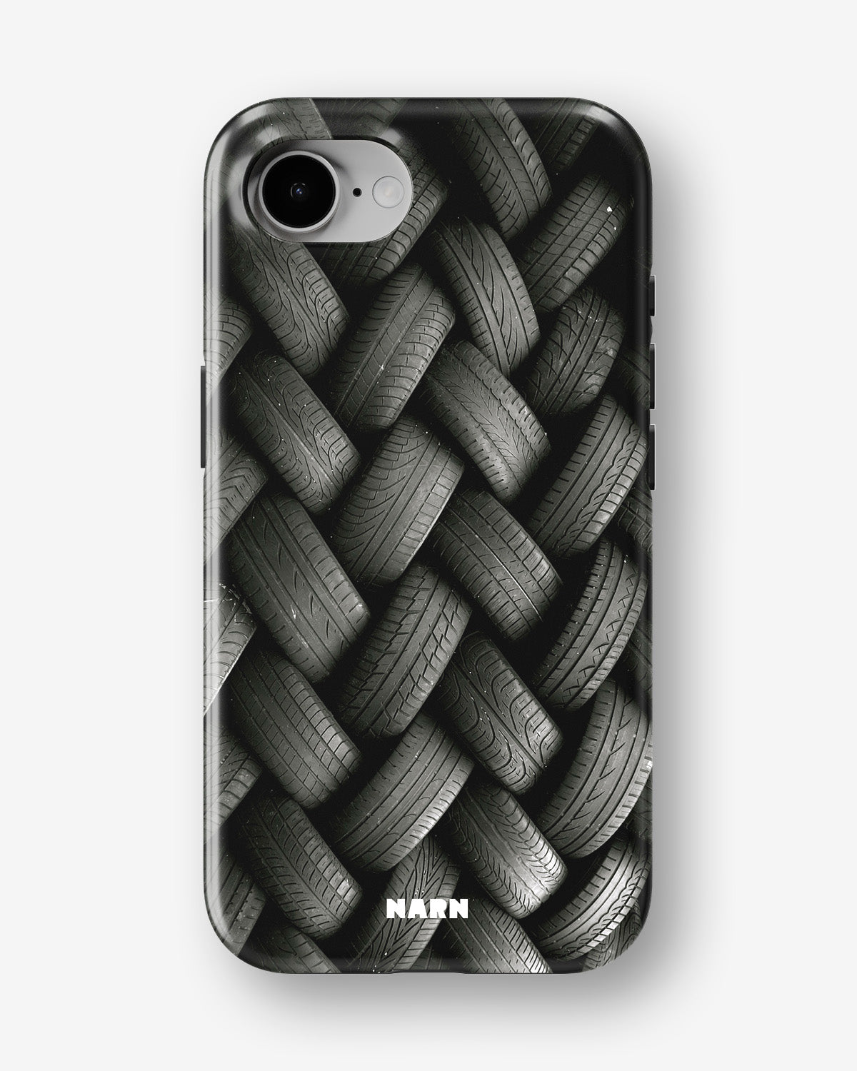 iPhone 17e Tough Case – Tires Wall - View 1