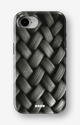 iPhone 17e Tough Case – Tires Wall - View 1
