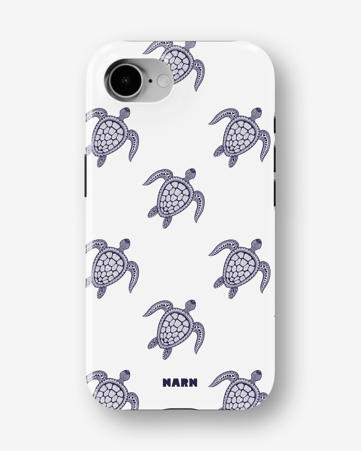 iPhone 17e Tough Case – Blue Turtles - View 1