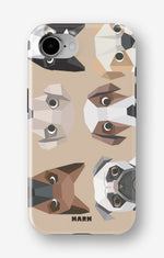 iPhone 17e Tough Case – Cute Dogs - View 1