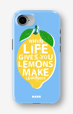 iPhone 17e Tough Case – Lemon Quote - View 1