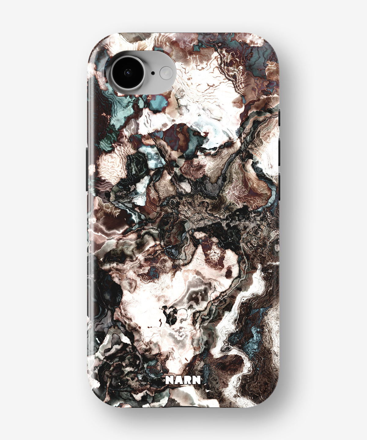 iPhone 17e Tough Case – Marble Brown - View 1