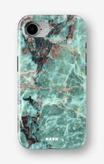 iPhone 17e Tough Case – Green Marble - View 1