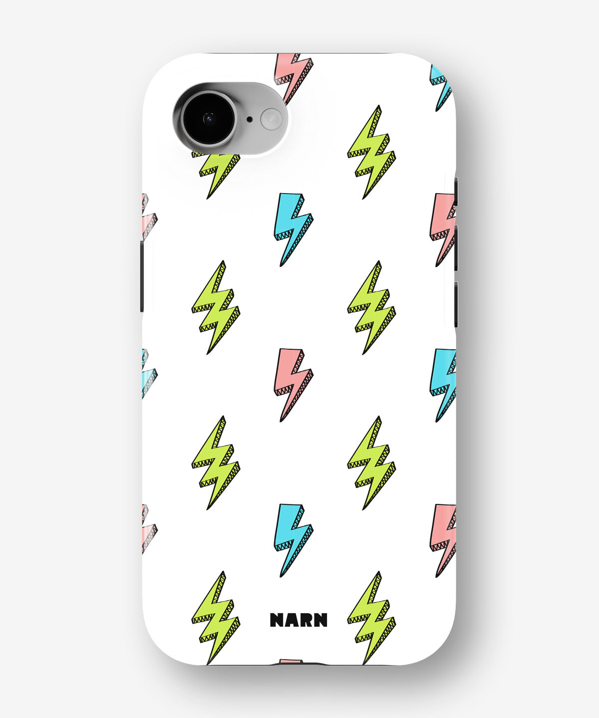 iPhone 17e Tough Case – Lightning Bolts - View 1